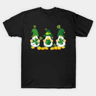 Gnomies Shamrock St. Patrick's Day T-Shirt